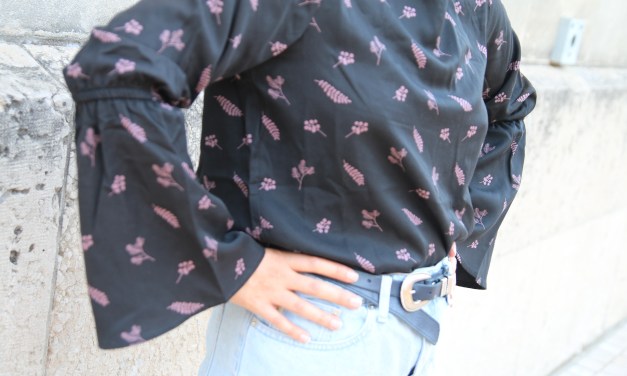 Comment porter : la blouse imprimée